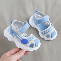 Men's And Women's Soft-soled Non-slip Toddler Shoes (Option: Blue-28)