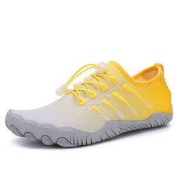 Outdoor Climbing Sports Hiking Fitness Swimming Shoes (Option: A806 Yellow-46)