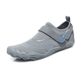 Outdoor Climbing Sports Hiking Fitness Swimming Shoes (Option: W32 Dark Grey-46)