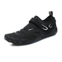 Outdoor Climbing Sports Hiking Fitness Swimming Shoes (Option: W32 Black-46)