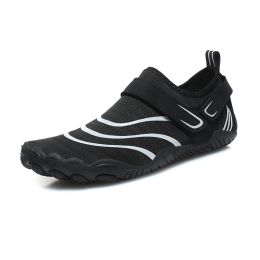 Outdoor Climbing Sports Hiking Fitness Swimming Shoes (Option: W32 Black Grey-46)