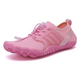 Outdoor Climbing Sports Hiking Fitness Swimming Shoes (Option: 002Pink-40)