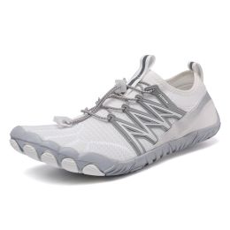 Outdoor Climbing Sports Hiking Fitness Swimming Shoes (Option: L2025 White-46)