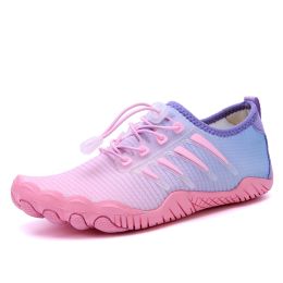 Outdoor Climbing Sports Hiking Fitness Swimming Shoes (Option: A806 Pink-42)